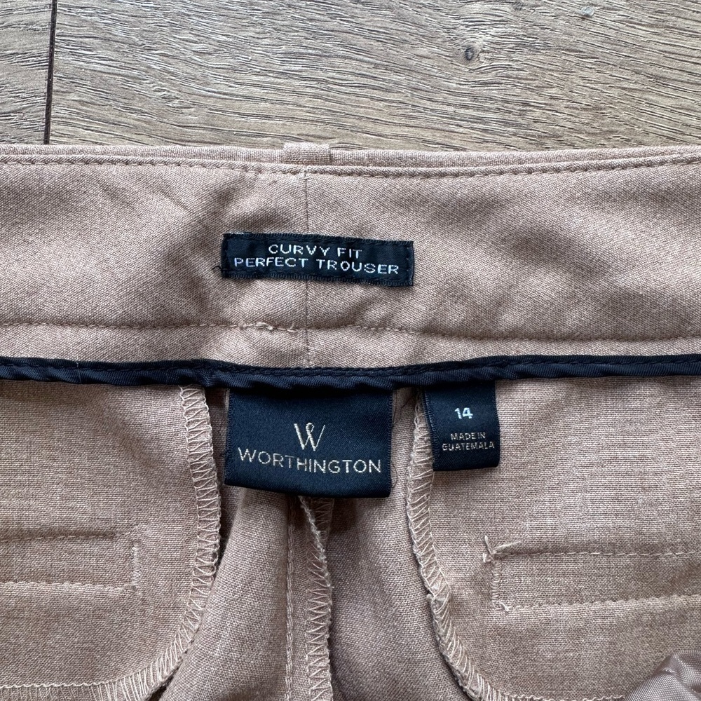 Worthington Women’s Curvy Fit Perfect Trouser - 14 - Picture 9 of 10